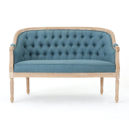 Faye Tufted Upholstered Loveseat by Christopher Knight Home