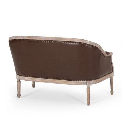 Faye Tufted Upholstered Loveseat by Christopher Knight Home