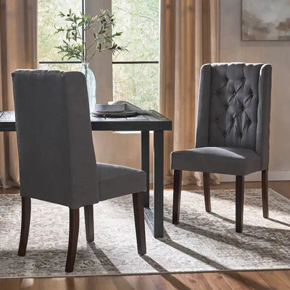 Blythe Tufted Dining Chair (Set of 2) by Christopher Knight Home