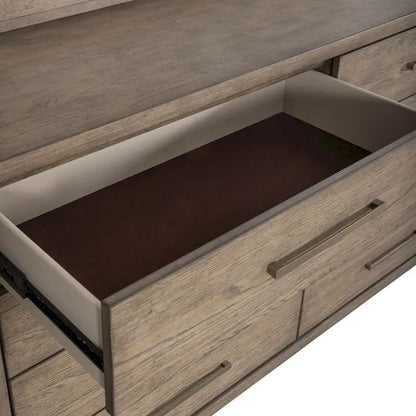 Canyon Road Burnished Beige 8 Drawer Dresser