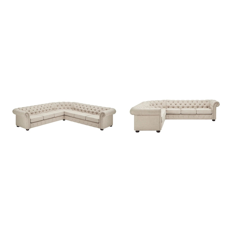 Gdansk 10-Seat U-Shaped Chesterfield Sectional Sofa