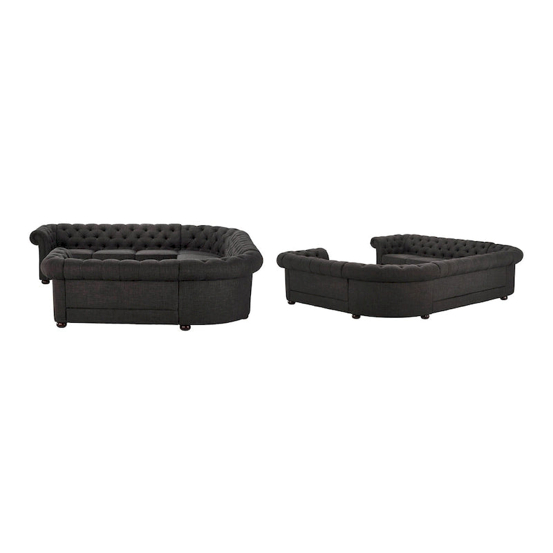 Gdansk 10-Seat U-Shaped Chesterfield Sectional Sofa