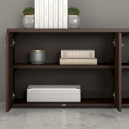 Hybrid Low Storage Cabinet with Doors by Bush Business Furniture