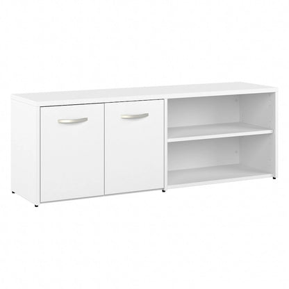 Hybrid Low Storage Cabinet with Doors by Bush Business Furniture