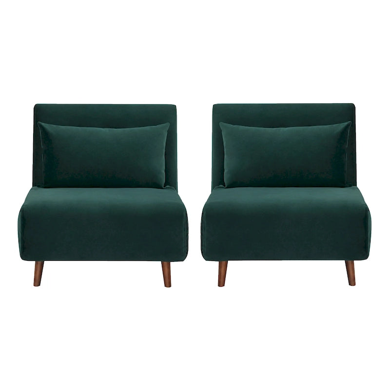 Artdeco Home Tustin Sleeper Chair Set of 2
