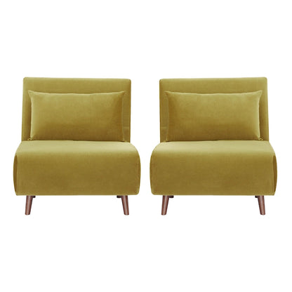 Artdeco Home Tustin Sleeper Chair Set of 2