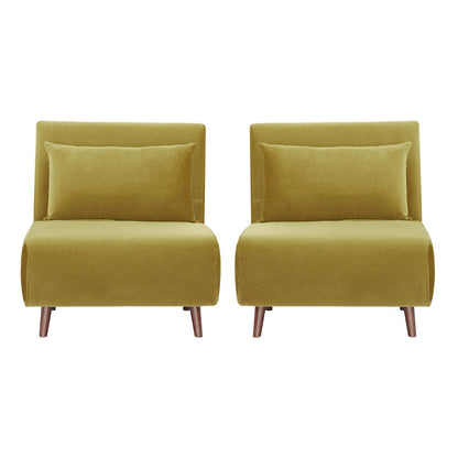 Artdeco Home Tustin Sleeper Chair Set of 2