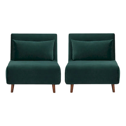 Artdeco Home Tustin Sleeper Chair Set of 2