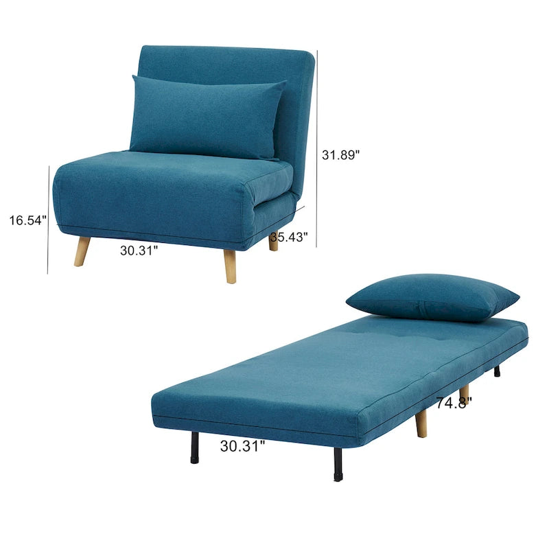 Artdeco Home Tustin Sleeper Chair Set of 2