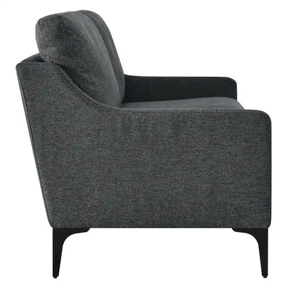 Corland Upholstered Fabric Loveseat