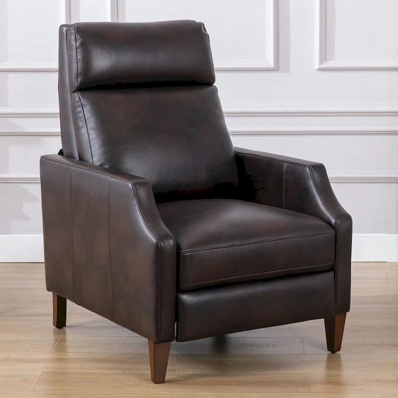 Brooklyn Faux Leather Push Back Recliner by Greyson Living