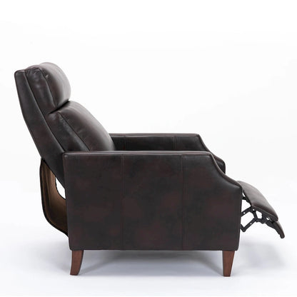 Brooklyn Faux Leather Push Back Recliner by Greyson Living