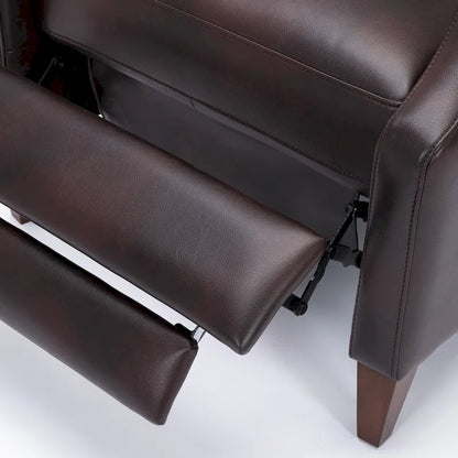 Brooklyn Faux Leather Push Back Recliner by Greyson Living