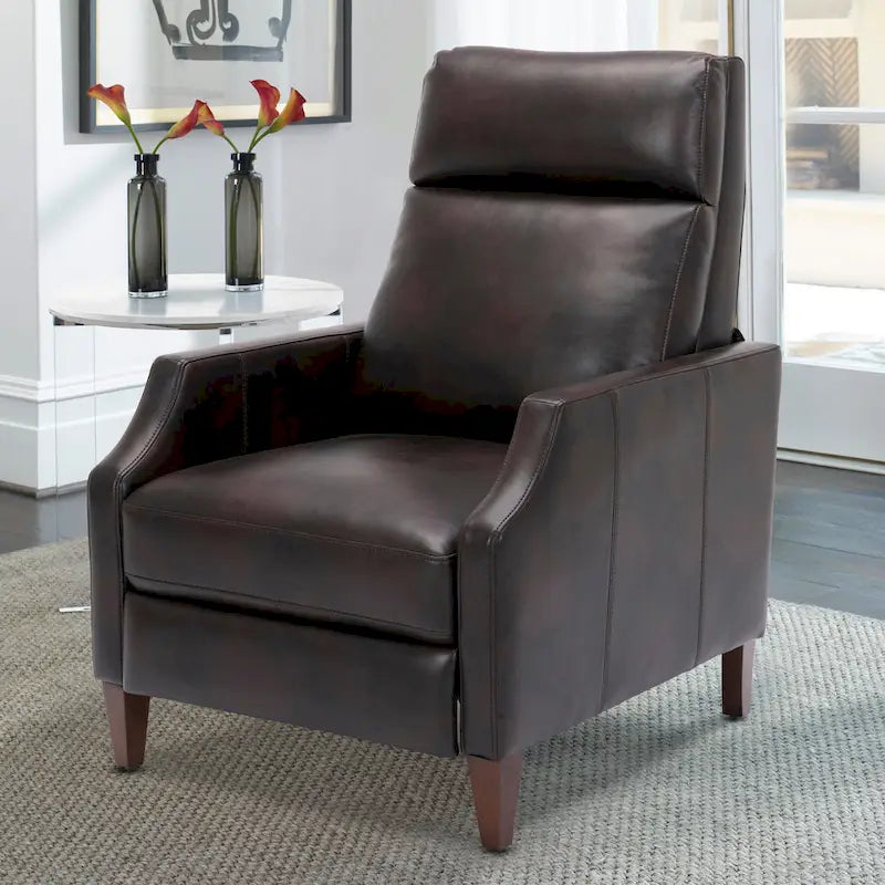 Brooklyn Faux Leather Push Back Recliner by Greyson Living