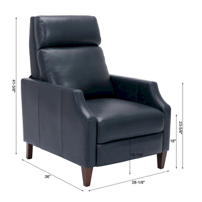 Brooklyn Faux Leather Push Back Recliner by Greyson Living