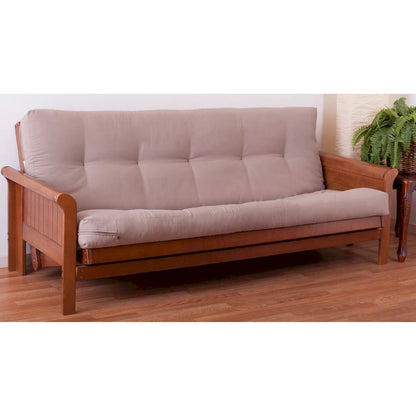 Blazing Needles Renewal Twill Fabric 6-inch Queen-size Futon Mattress