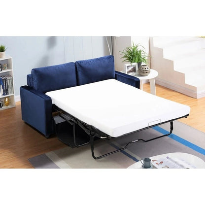 US Pride Furniture Knightsville Velvet 70 inch Square Arms Sofa Bed