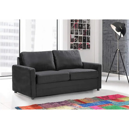 US Pride Furniture Knightsville Velvet 70 inch Square Arms Sofa Bed