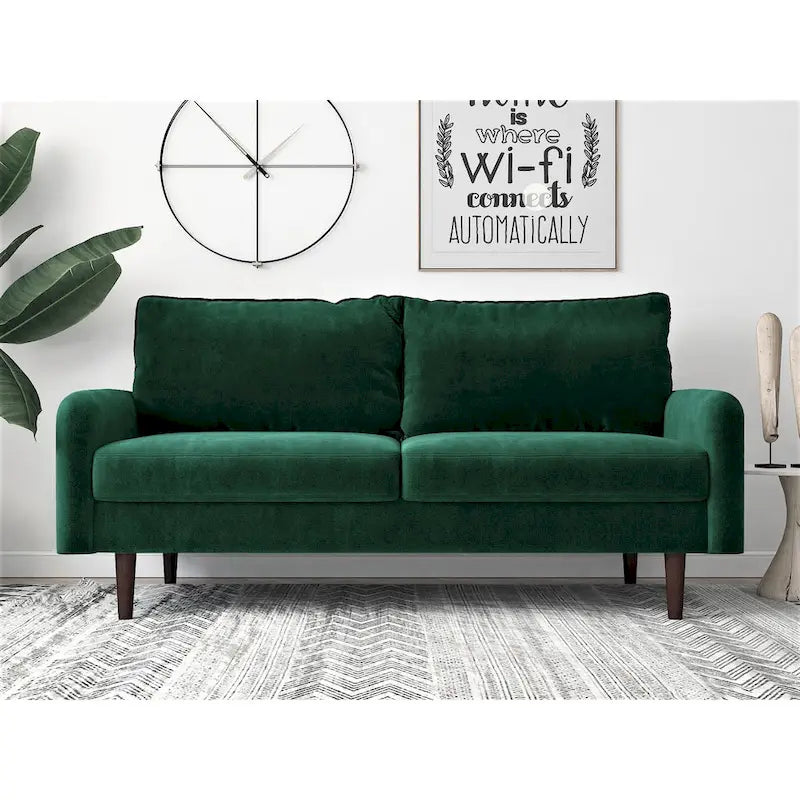 Devaney Velvet 71.6 Round Arms Sofa