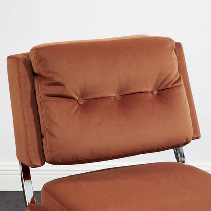 Art Leon Modern and Comfortable Velvet Armless Accent Chair