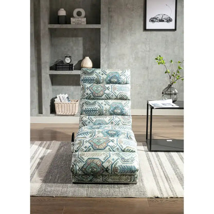 Linen Chaise Lounge Indoor Chair