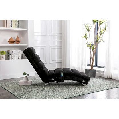 Linen Chaise Lounge Indoor Chair