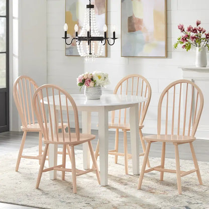 Simple Living Rollo Solid Wood 5-piece Drop-Leaf Dining Set