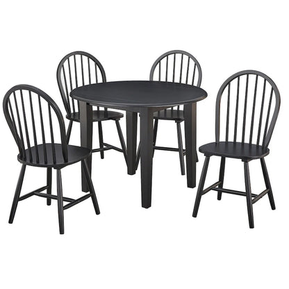 Simple Living Rollo Solid Wood 5-piece Drop-Leaf Dining Set