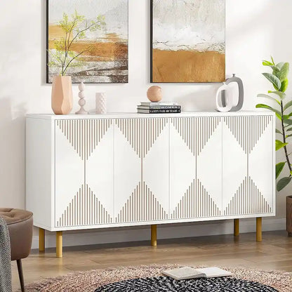 Freestanding Floor Cabinet, Classic 55 inches Sideboard