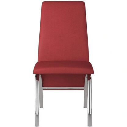 Hamil Leatherette Dining Chair with Chrome Legs Set of 2