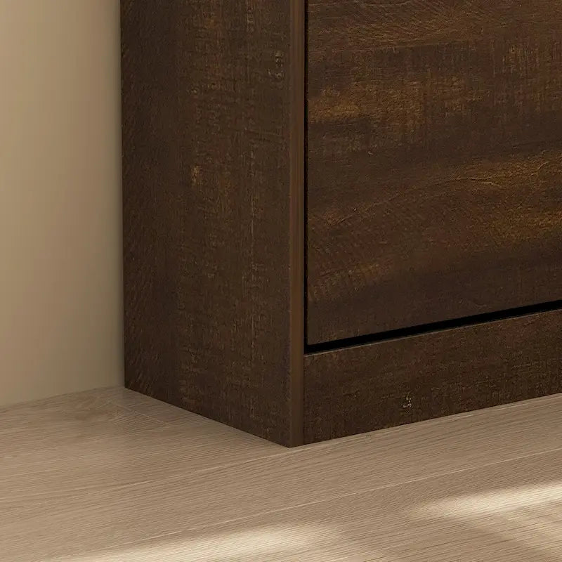 Home Modern 3 Drawer Shoe Cabinet 3-Tier Shoe Rack Storage Organizer