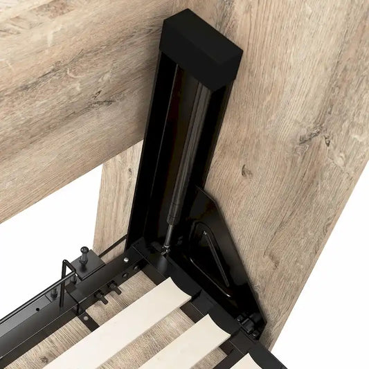 Cielo Full Murphy Bed and Shelving Unit with Drawers by Bestar