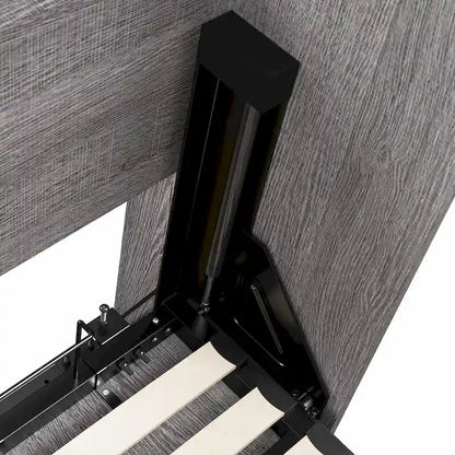 Cielo Full Murphy Bed and Shelving Unit with Drawers by Bestar