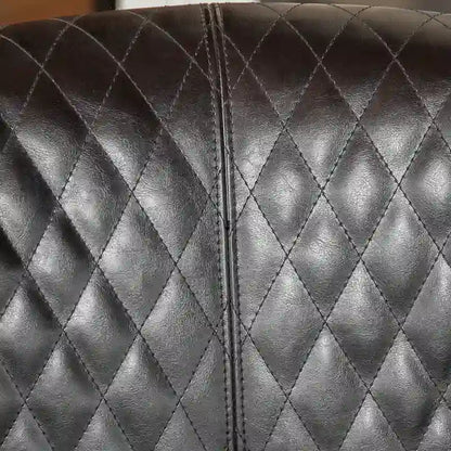 Christopher Knight Home Mia Black Bonded Leather Quilted Club Chair