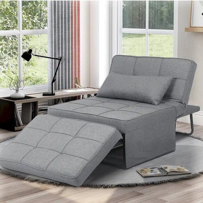 Zenova 4-1 Adjustable Sleeper Sofa Chair with Ottoman, Sofa Bed ,Couch Bed