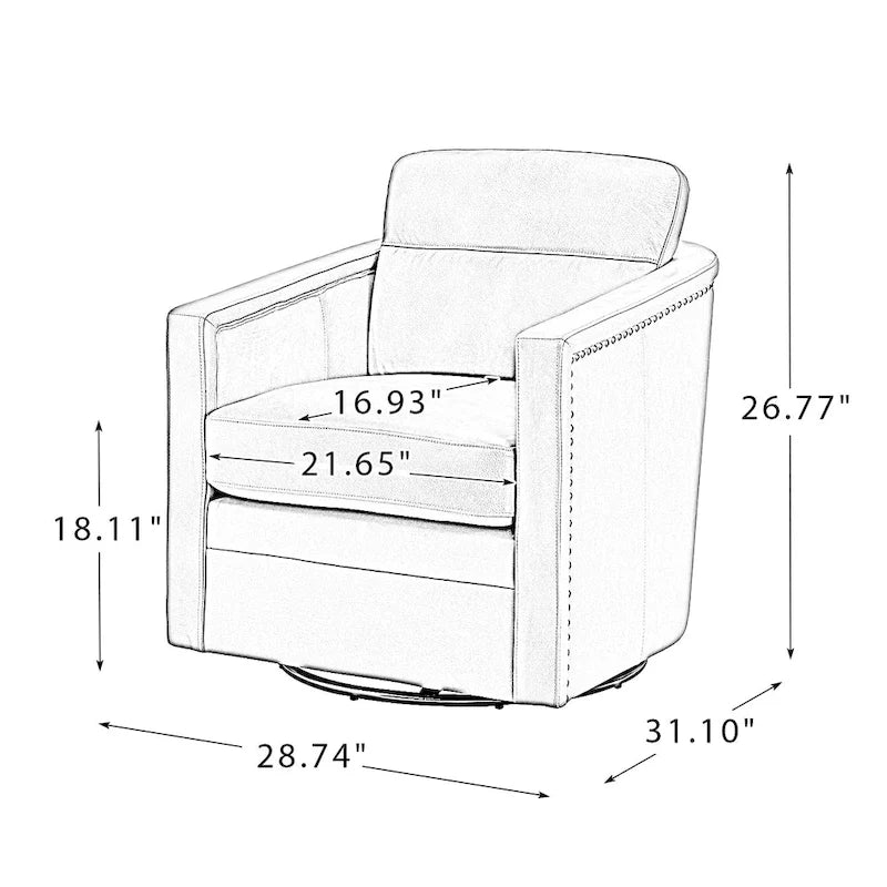 Jorge 28.74 Wide Genuine Leather Swivel Chair Set of 2