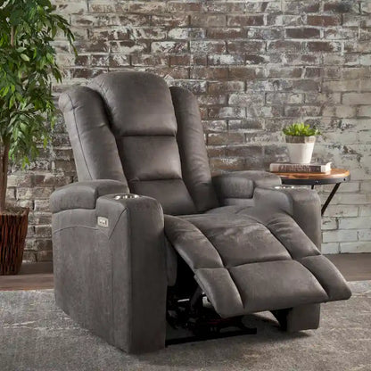 Emersyn Microfiber Power Recliner by Christopher Knight Home