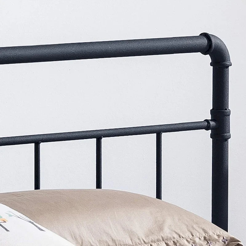 Mowry Industrial King-Size Bed Frame by Christopher Knight Home