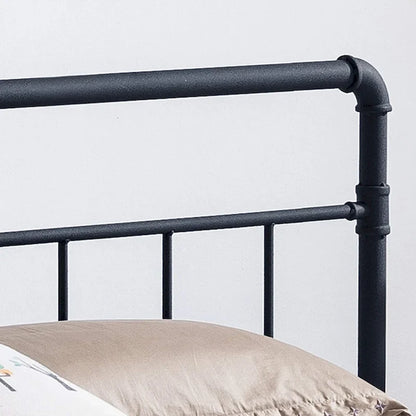 Mowry Industrial King-Size Bed Frame by Christopher Knight Home