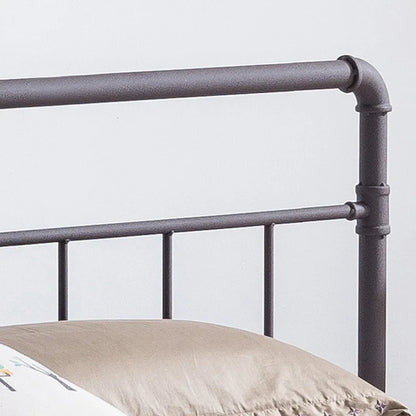 Mowry Industrial King-Size Bed Frame by Christopher Knight Home