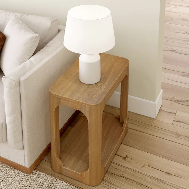 Plank and Beam Forma Rectangular Side Table - 25