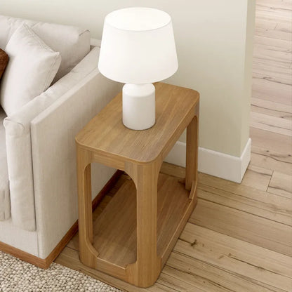 Plank and Beam Forma Rectangular Side Table - 25