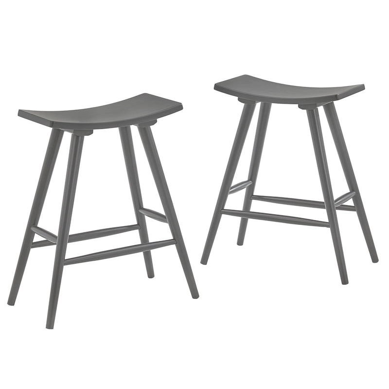 Pinehurst Solid Wood 24 Counter Stool (Set of 2) by iNSPIRE Q Modern