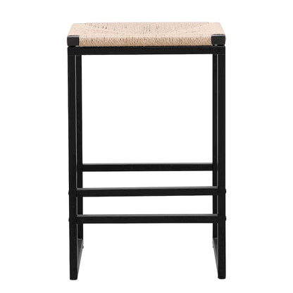 Modern Bar Stools Dining Chairs with Foot Rest for Kitchen