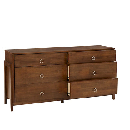 Barnnes Wood 6-Drawer Dresser by iNSPIRE Q Modern