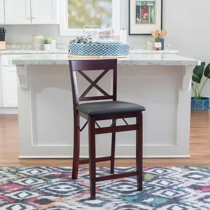 Linon 24-Inch Folding Counter Stool