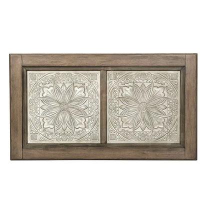 Heartland Antique White Living Room Table Set 3 Piece with Coffee Table, Side Tables