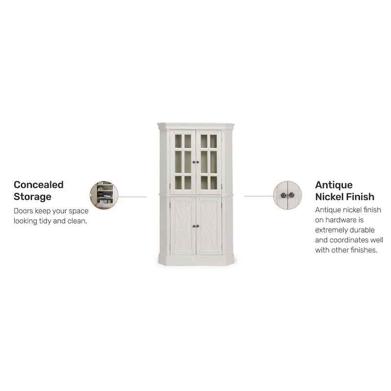 Seaside Lodge Corner Cabinet