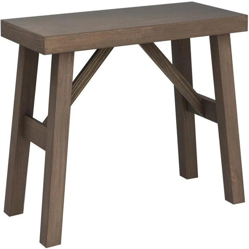 Sawmill Wood Bench - 13.3D x 30W x 17.3H