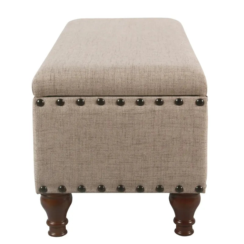 Copper Grove Raush Tufted Linen Storage Bench